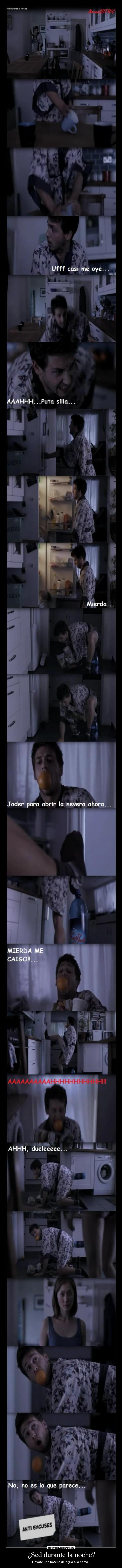 ¿Sed durante la noche? -