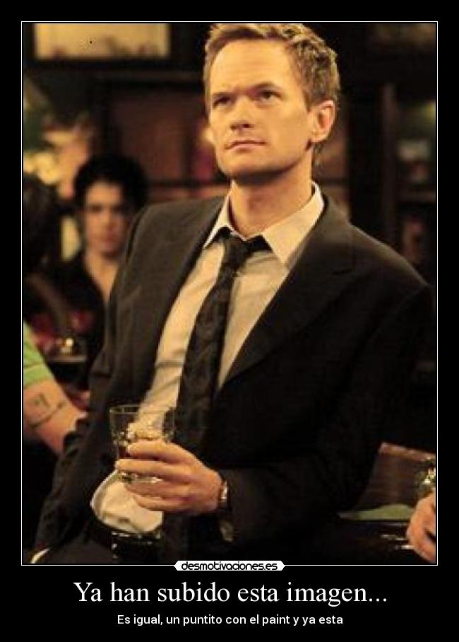 carteles paint imagen barney desmotivaciones