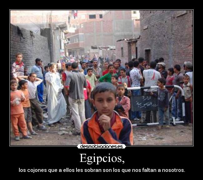 Egipcios, -