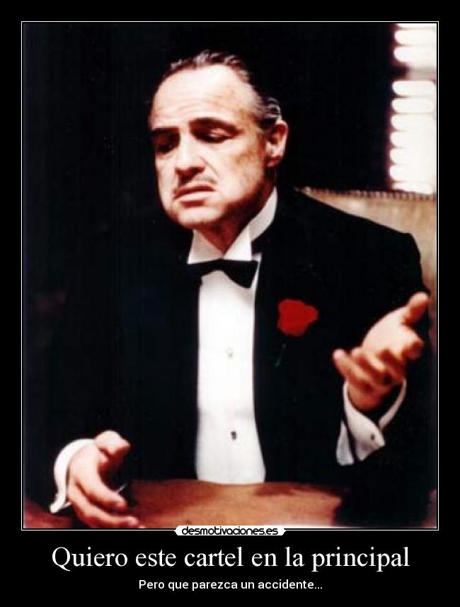 Quiero este cartel en la principal -