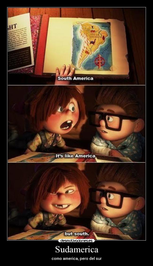 Sudamerica - como america, pero del sur