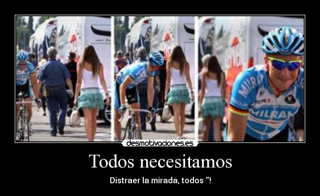 Todos necesitamos - Distraer la mirada, todos !