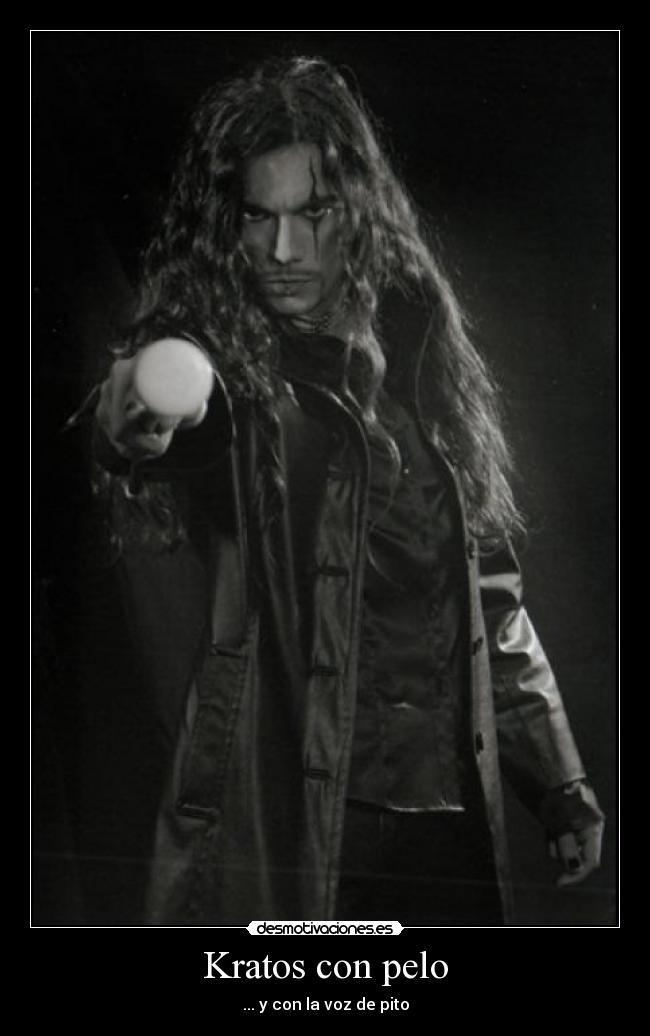 Kratos con pelo - ... y con la voz de pito