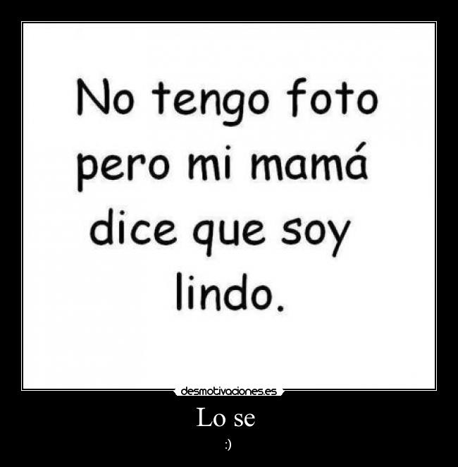 Lo se - :)