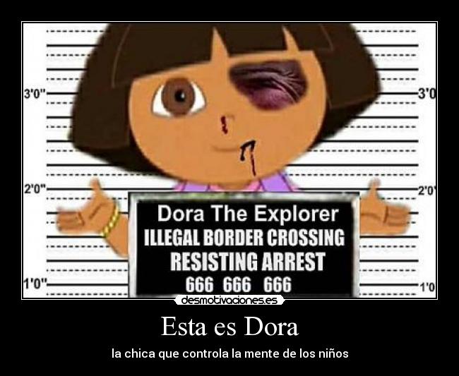 carteles dora exploradora desmotivaciones