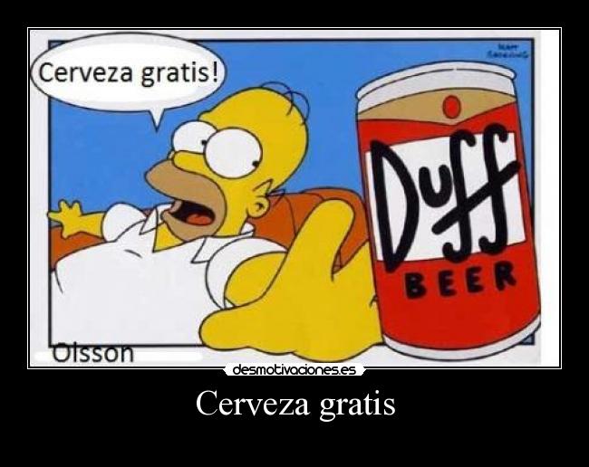 Cerveza gratis -