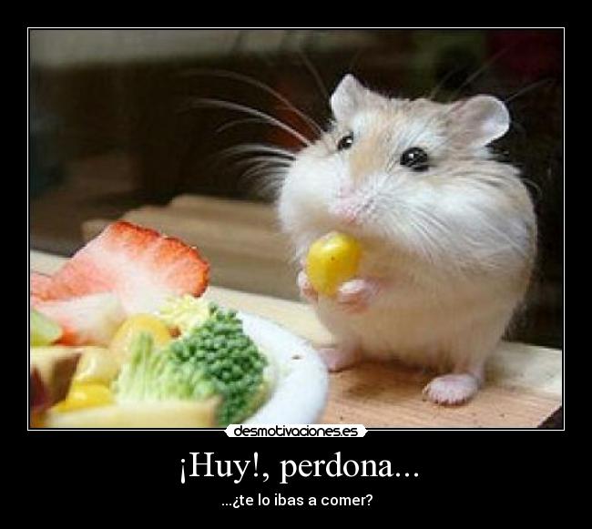 ¡Huy!, perdona... - 