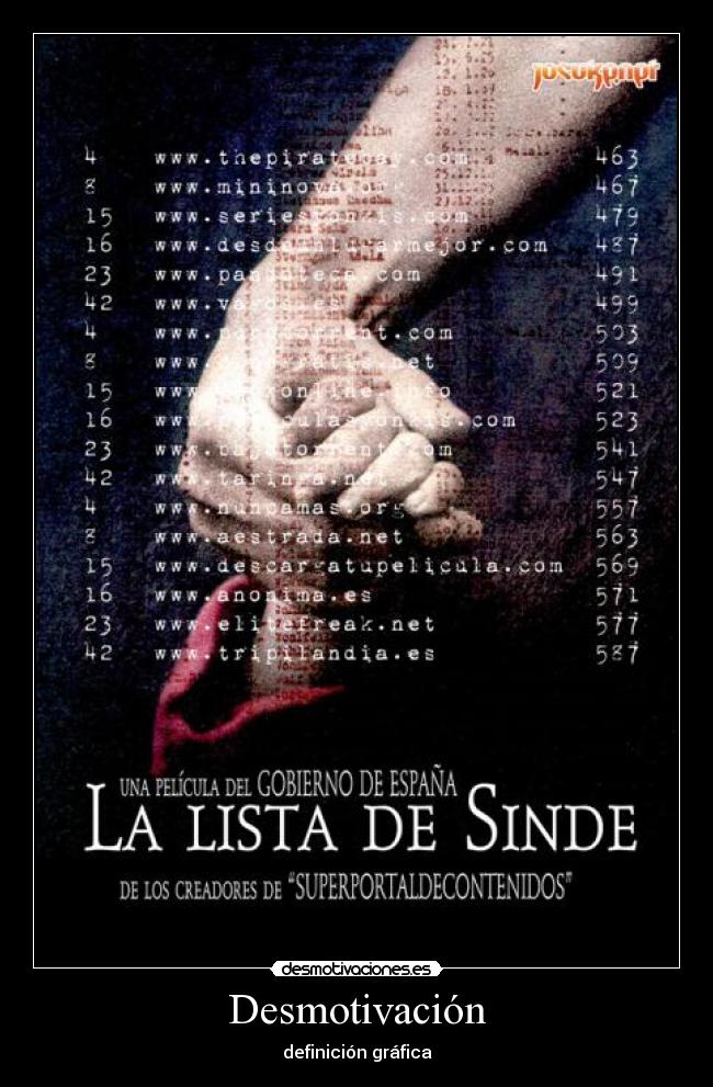 Desmotivación - definición gráfica