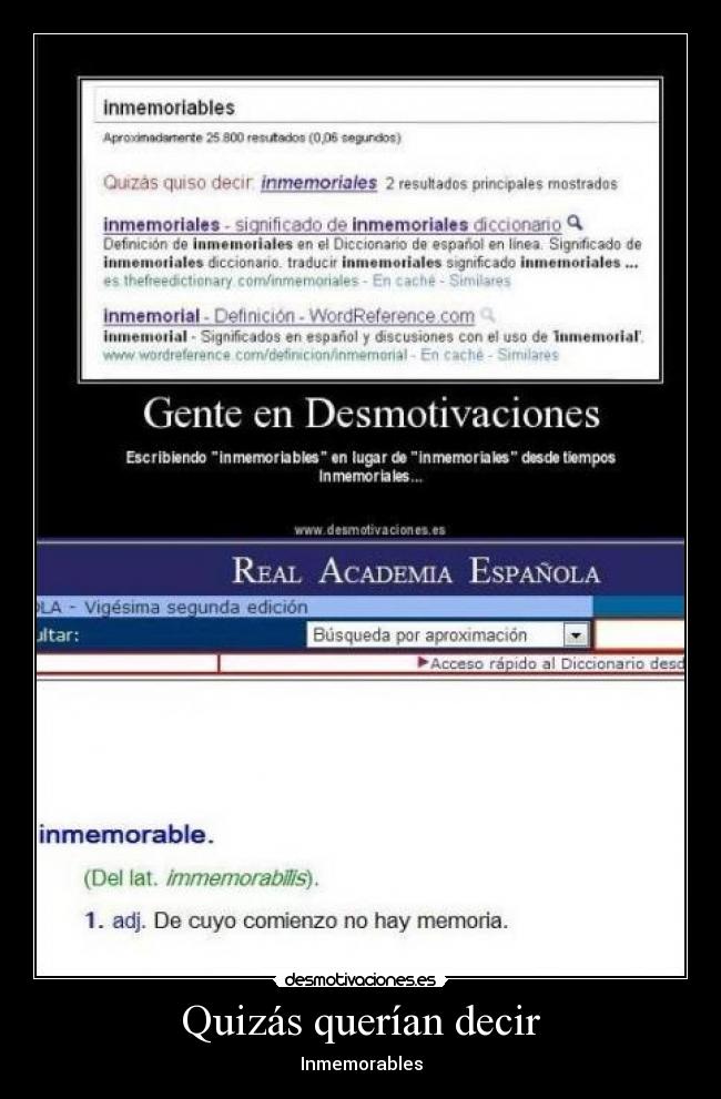 Quizás querían decir -