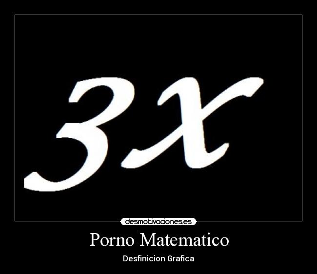 Porno Matematico -