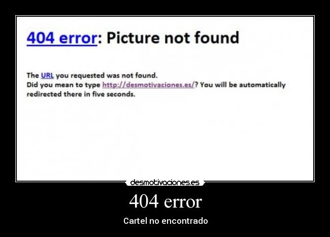 404 error -