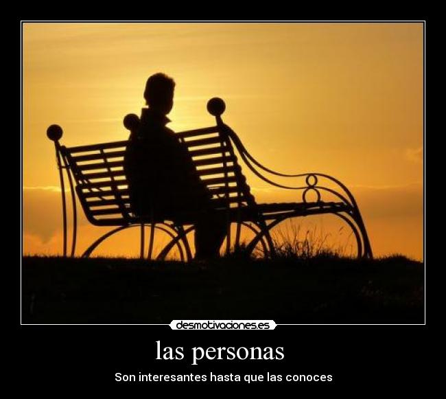 las personas -