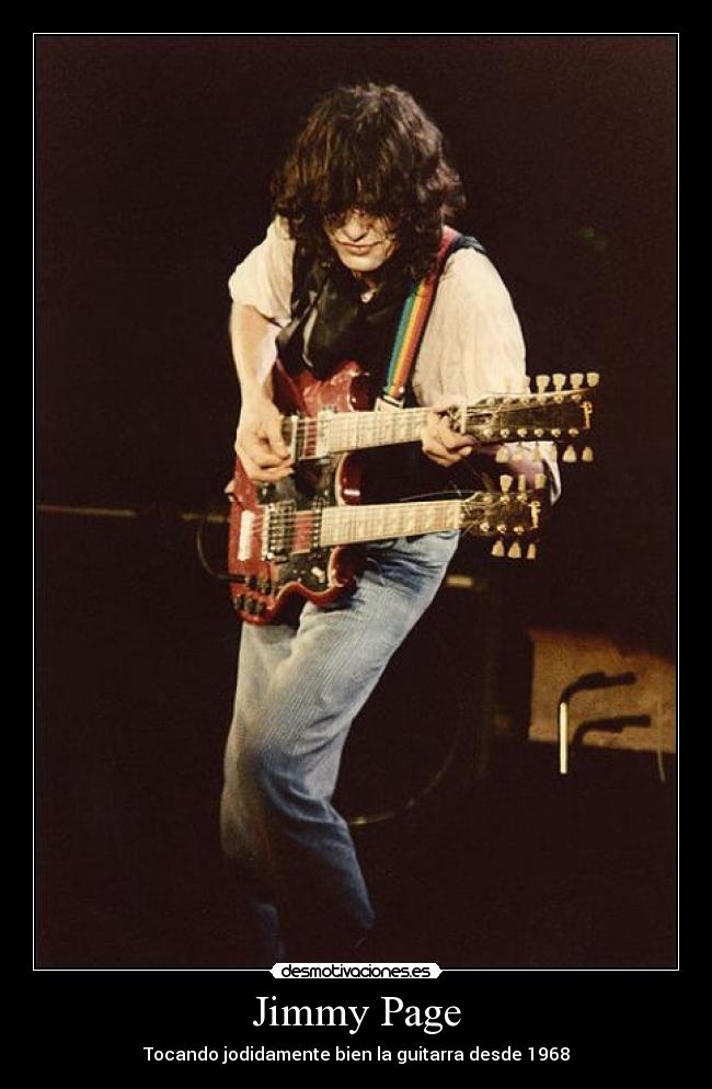 Jimmy Page - Tocando jodidamente bien la guitarra desde 1968