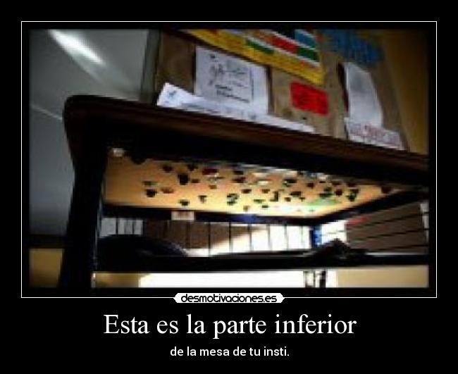 Esta es la parte inferior -