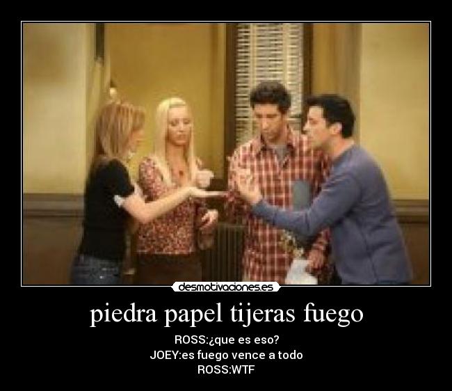 piedra papel tijeras fuego -