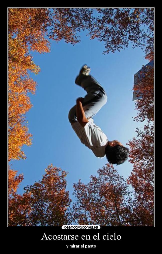 Acostarse en el cielo -