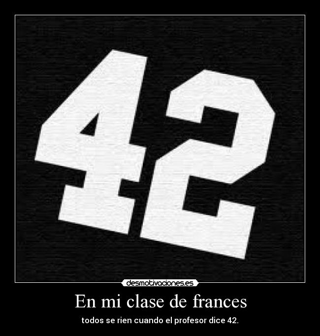 En mi clase de frances - 