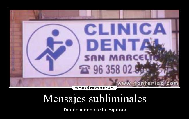 Mensajes subliminales - 