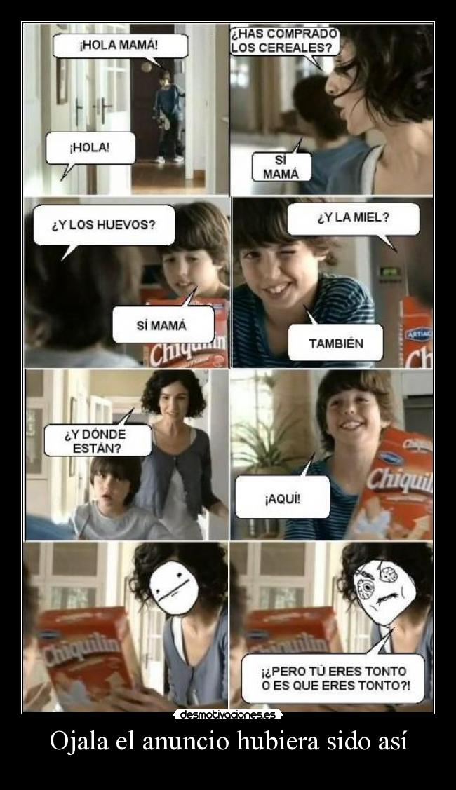 Ojala el anuncio hubiera sido así - 