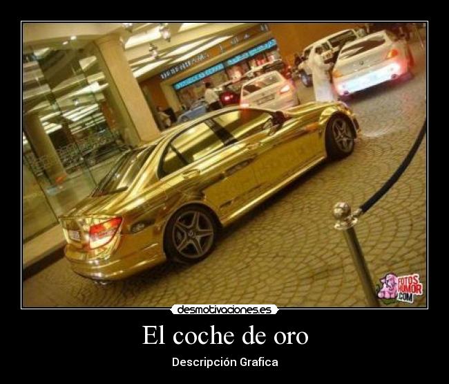 El coche de oro - Descripción Grafica