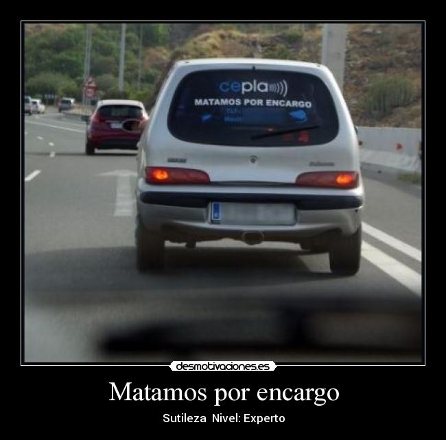 Matamos por encargo - 