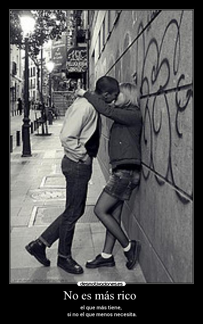 No es más rico -