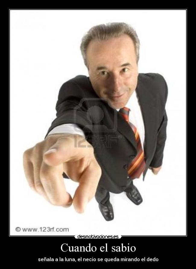 Cuando el sabio -
