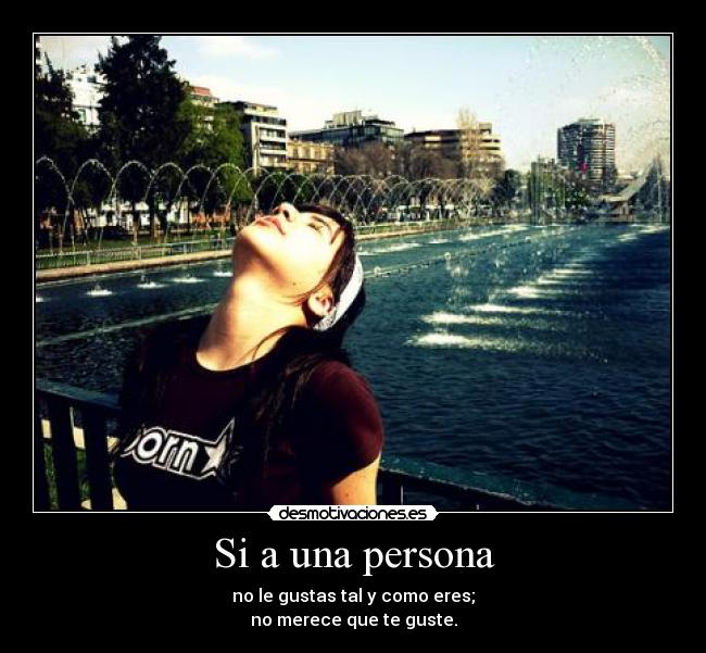 Si a una persona - 