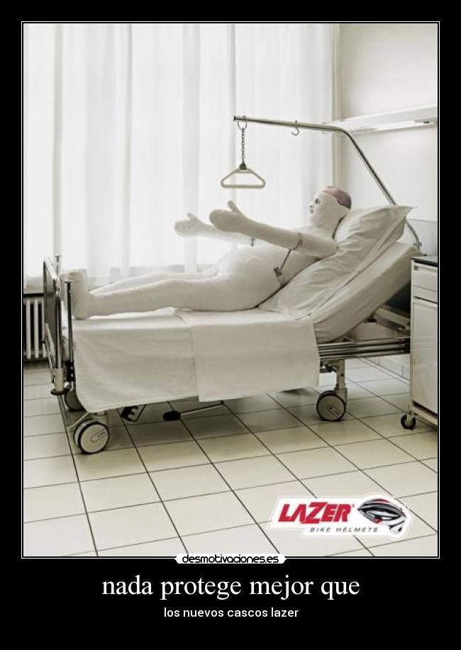 nada protege mejor que - los nuevos cascos lazer
