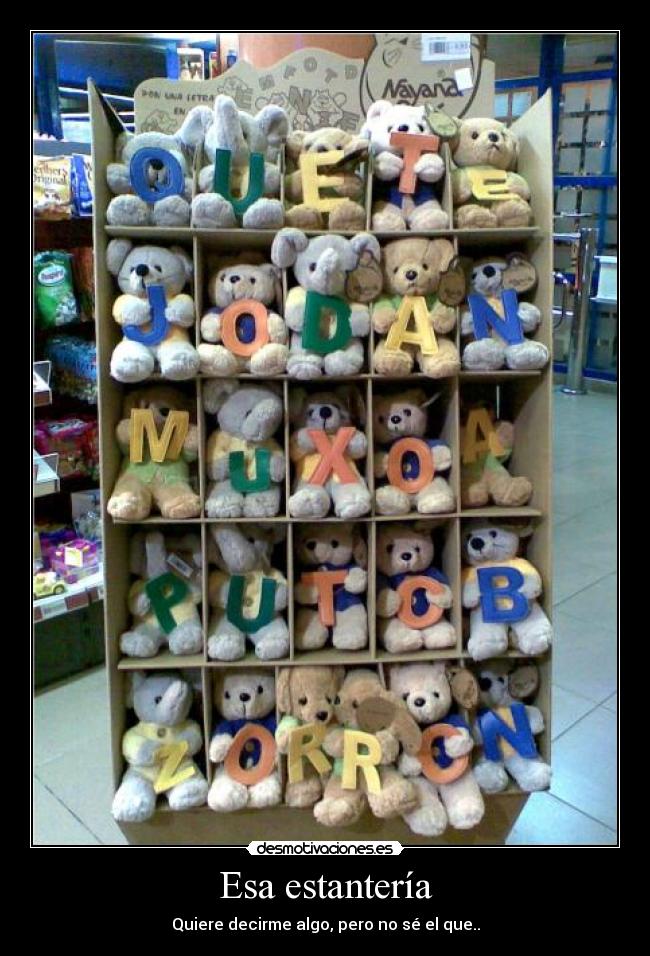 Esa estantería - 