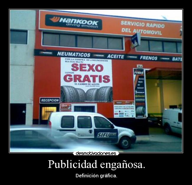 Publicidad engañosa. -