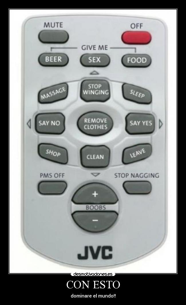 CON ESTO - dominare el mundo!!