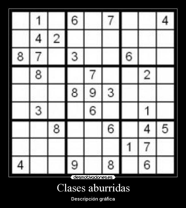 Clases aburridas -