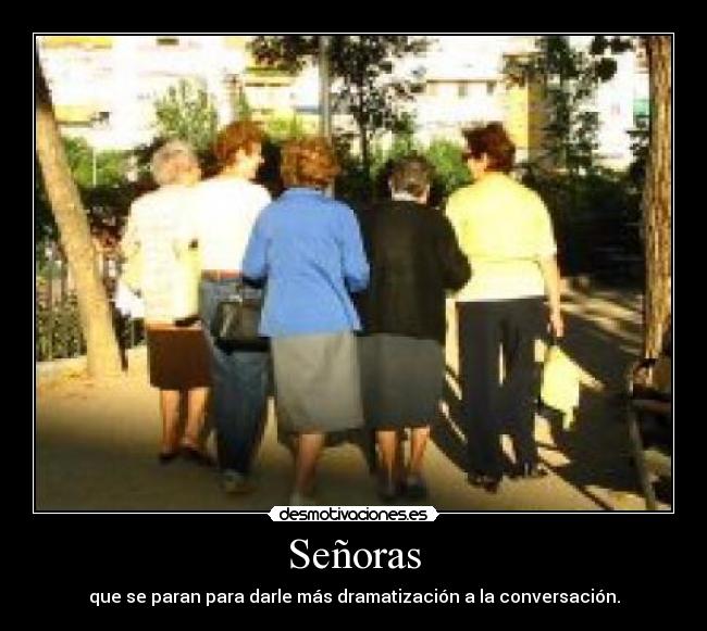 Señoras -