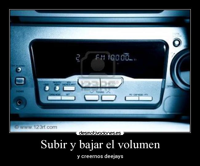 Subir y bajar el volumen - 