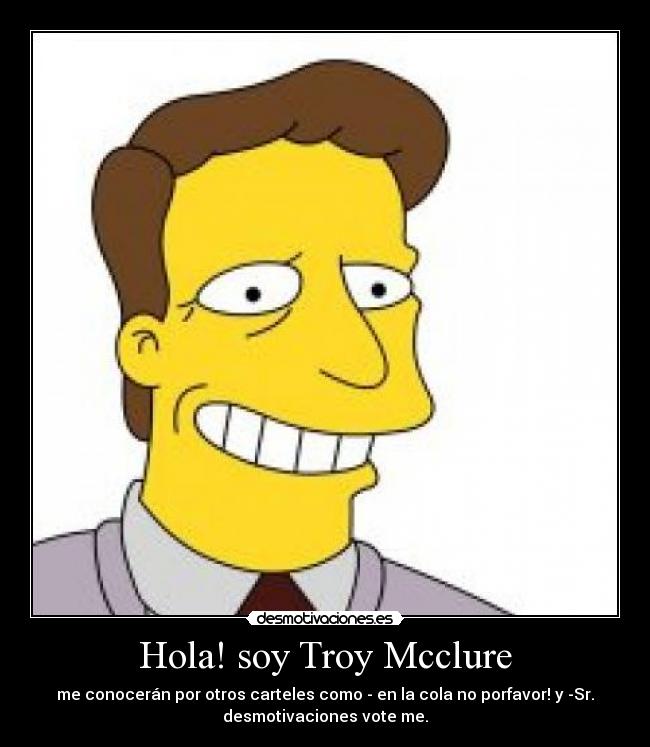 Hola! soy Troy Mcclure -