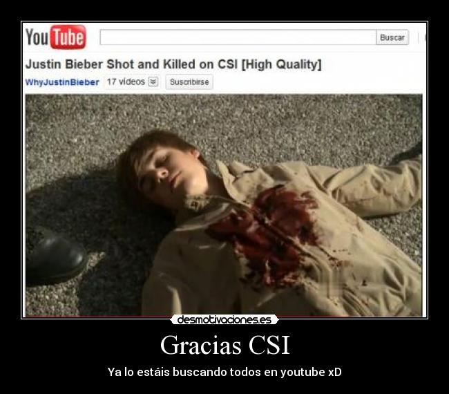 Gracias CSI -