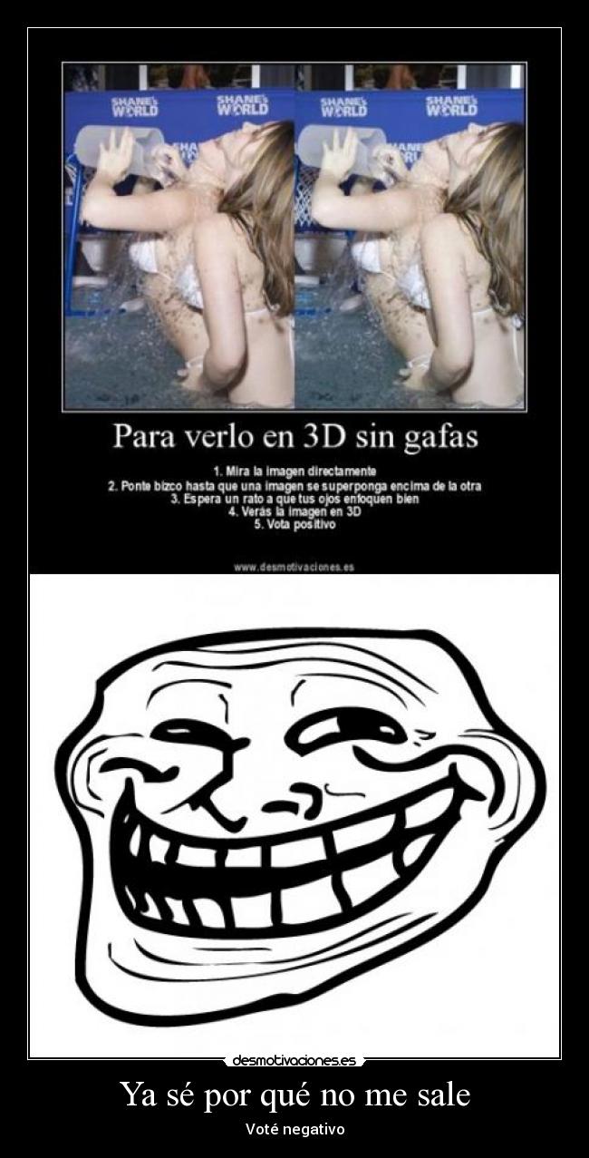 Ya sé por qué no me sale - 