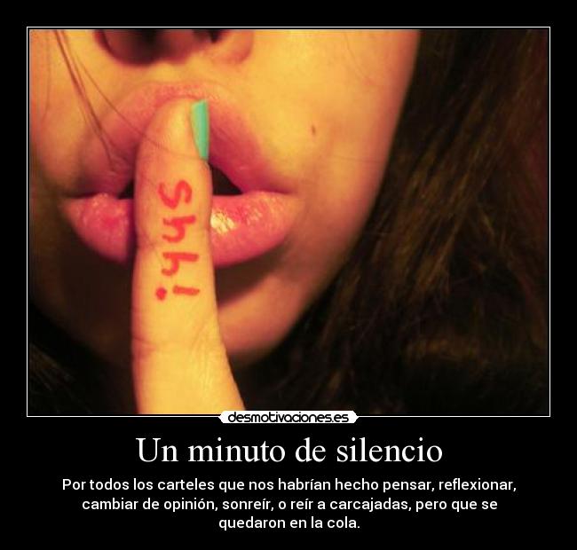Un minuto de silencio - 