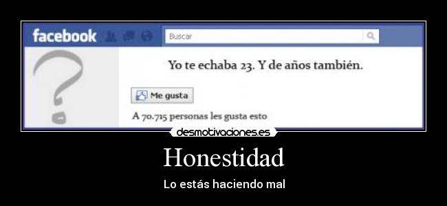 Honestidad -