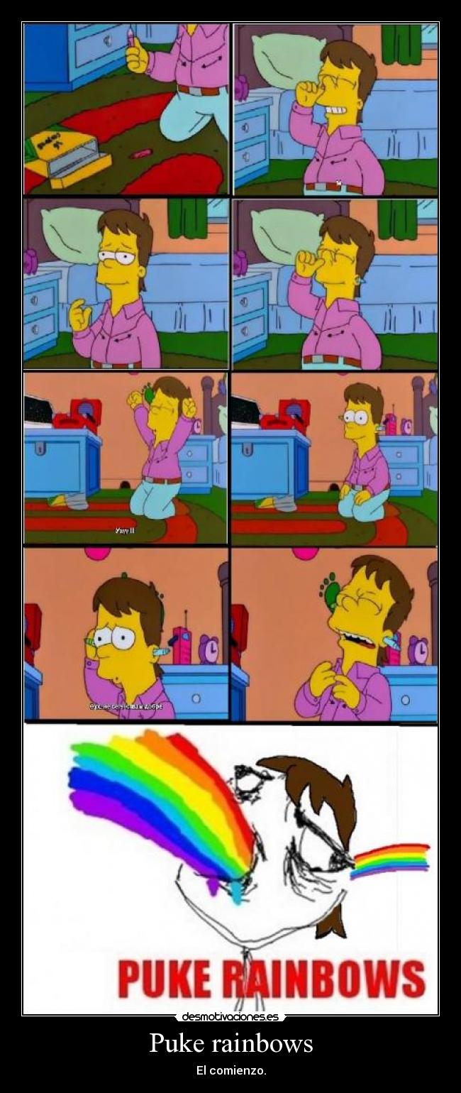 Puke rainbows - 