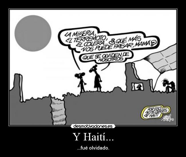 carteles forges haiti olvidar desmotivaciones