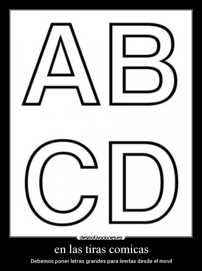 en las tiras comicas -