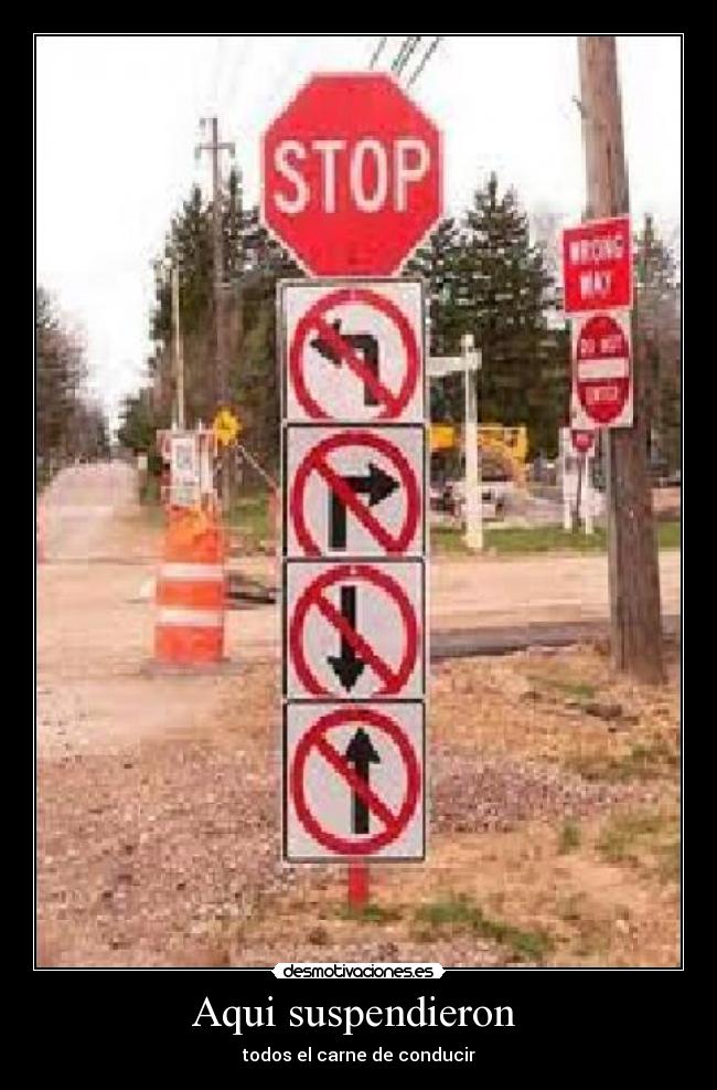 Aqui suspendieron  - 