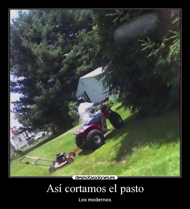 Así cortamos el pasto - 