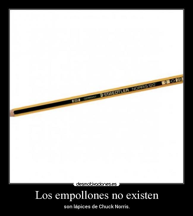 carteles empollones chuck norris lapices steadtler ru95pd desmotivaciones