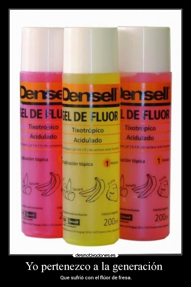 Yo pertenezco a la generación -