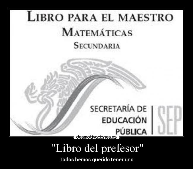 Libro del prefesor - 