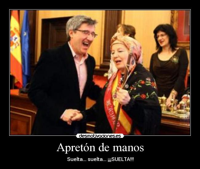 carteles apreton manos desmotivaciones