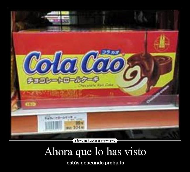 Ahora que lo has visto - 